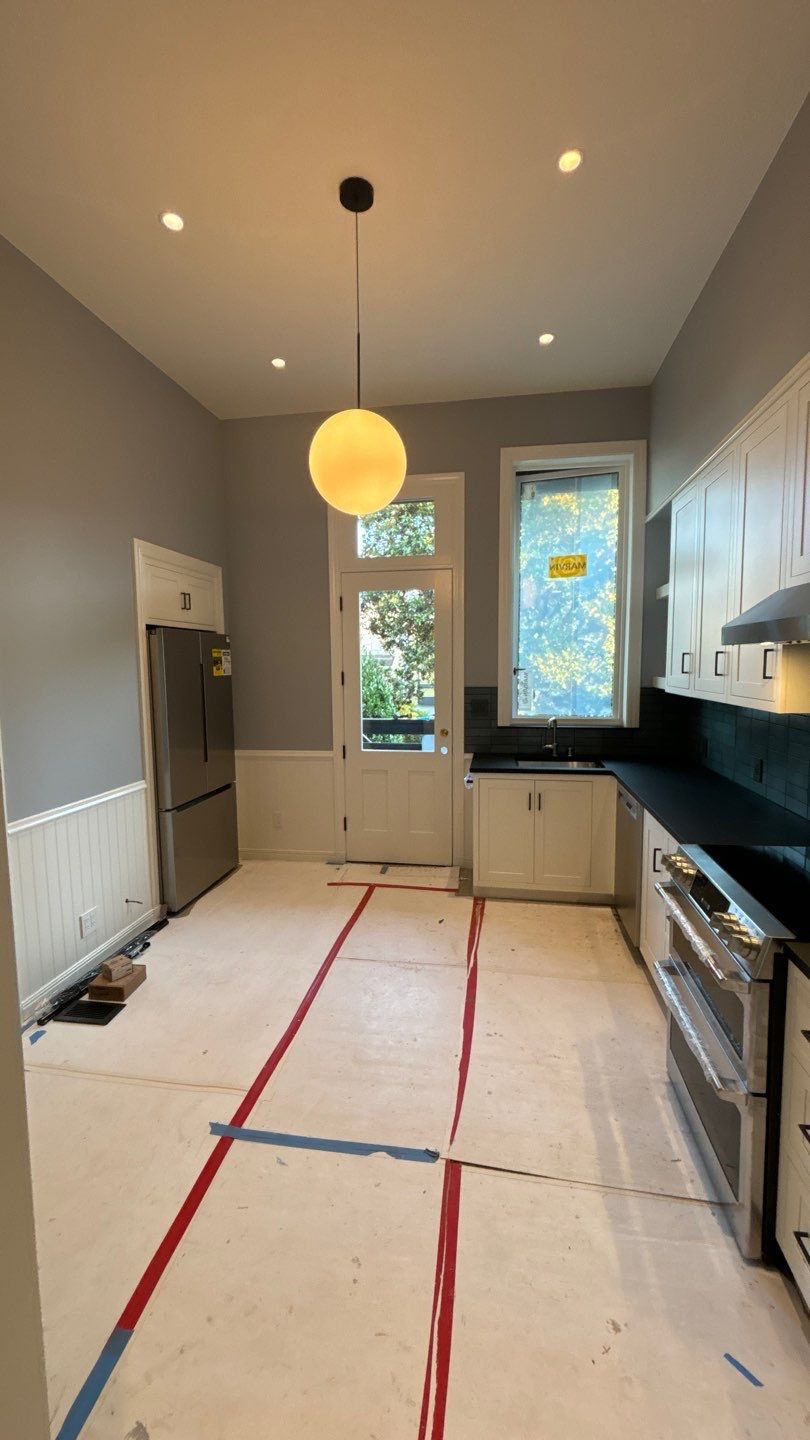 Electrical field work at a residential project